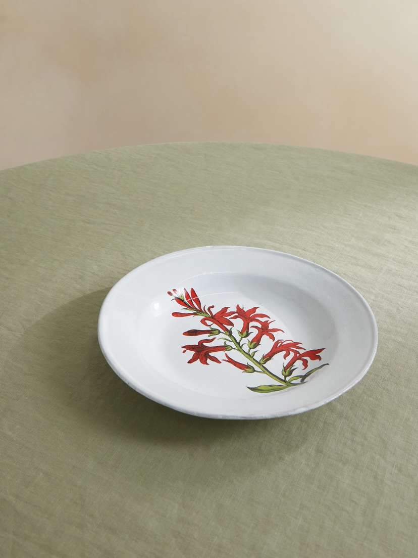Astier De Villatte + John Derian Printed Ceramic Soup Plate