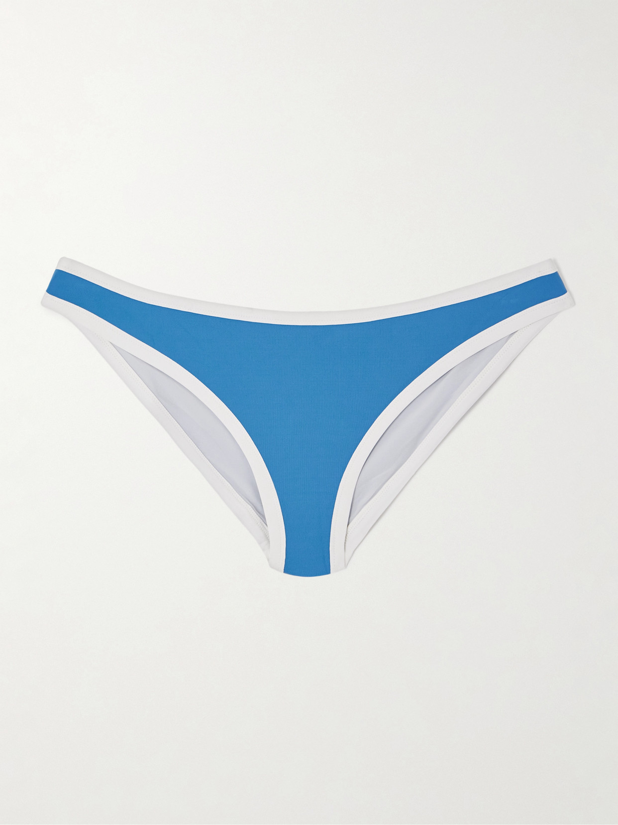 Marysia Ligne Two-tone Bikini Briefs In Blue