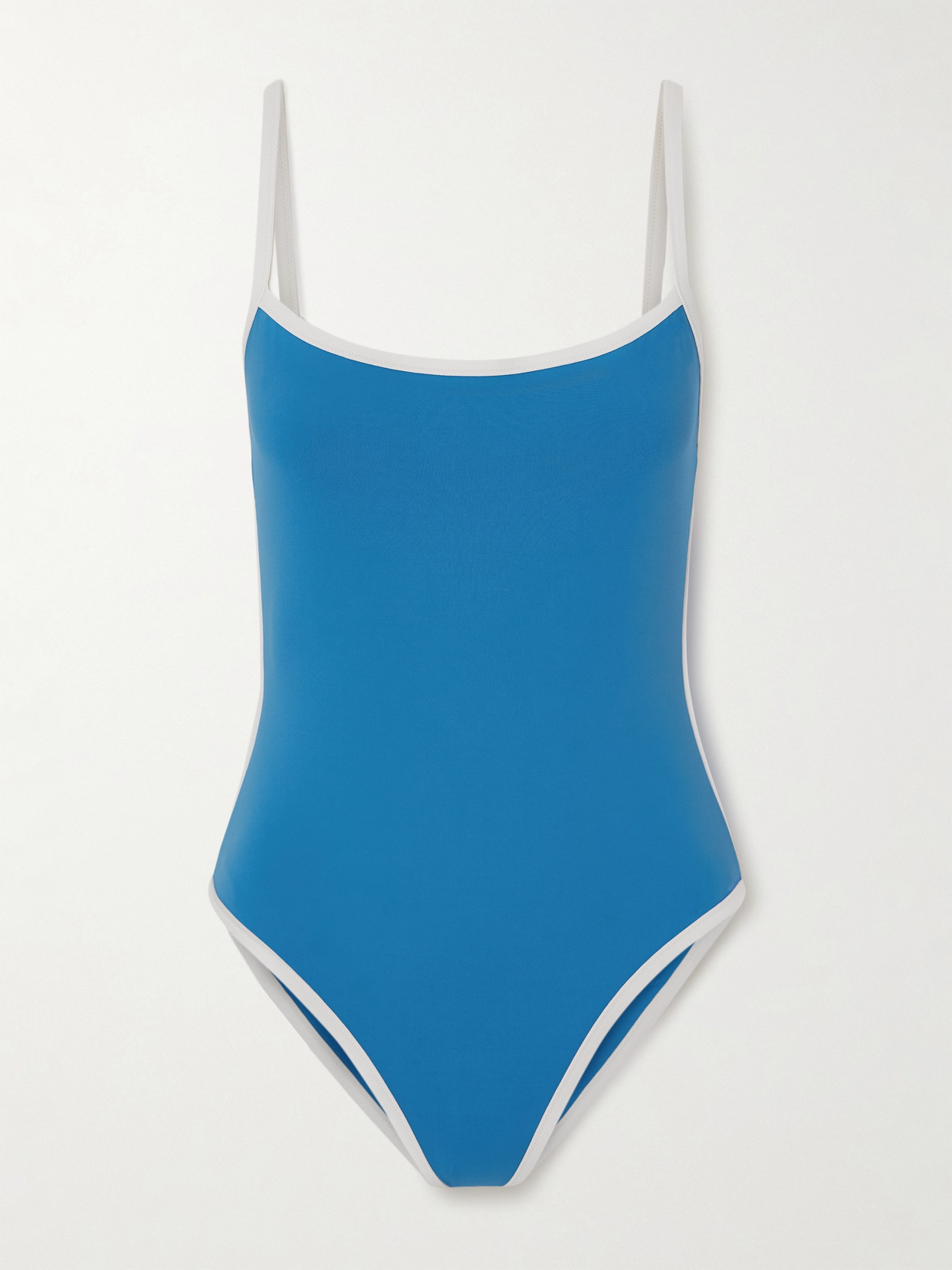 Marysia Ligne Two-tone Swimsuit In Blue