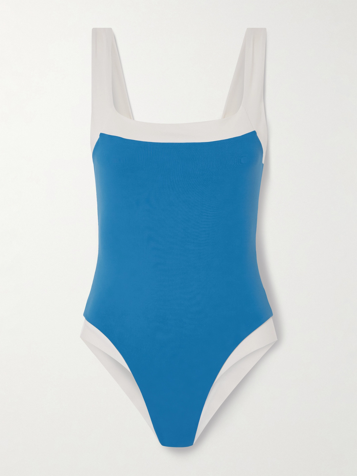 Marysia Bianco Two-tone Swimsuit In Blue