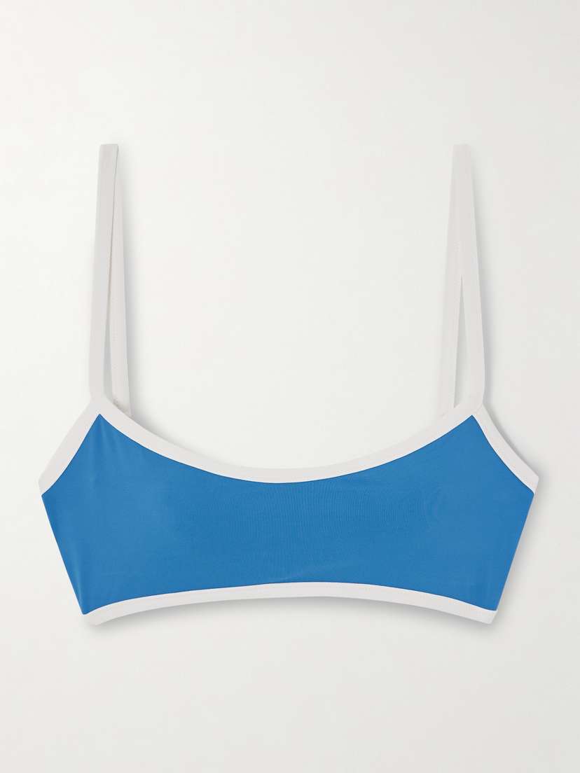 Marysia Ligne Two-tone Bikini Top