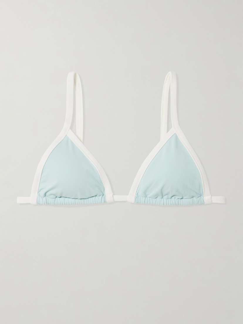 Marysia Porto Two-tone Triangle Bikini Top