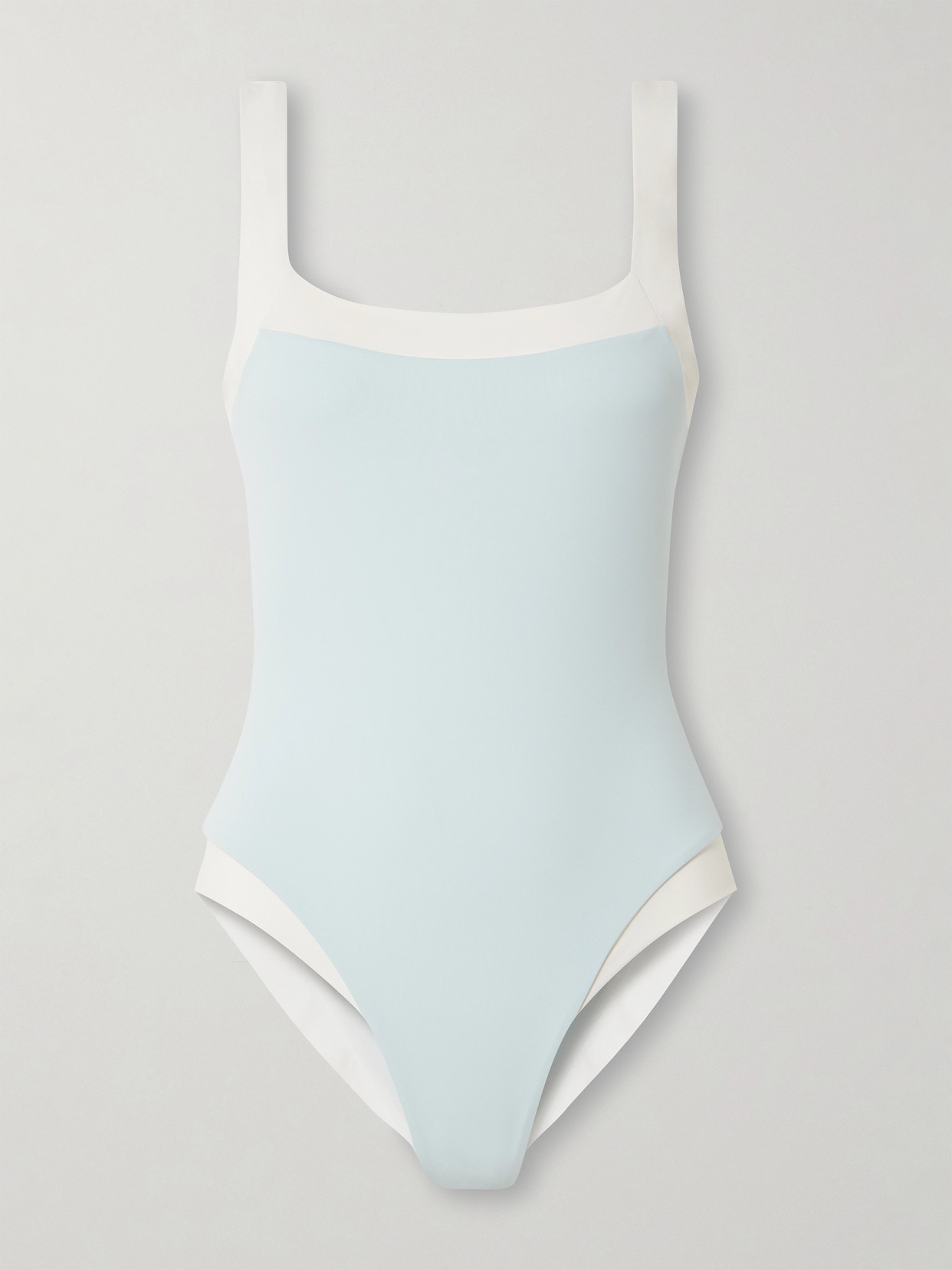 Marysia Bianco Two-tone Swimsuit In Blue