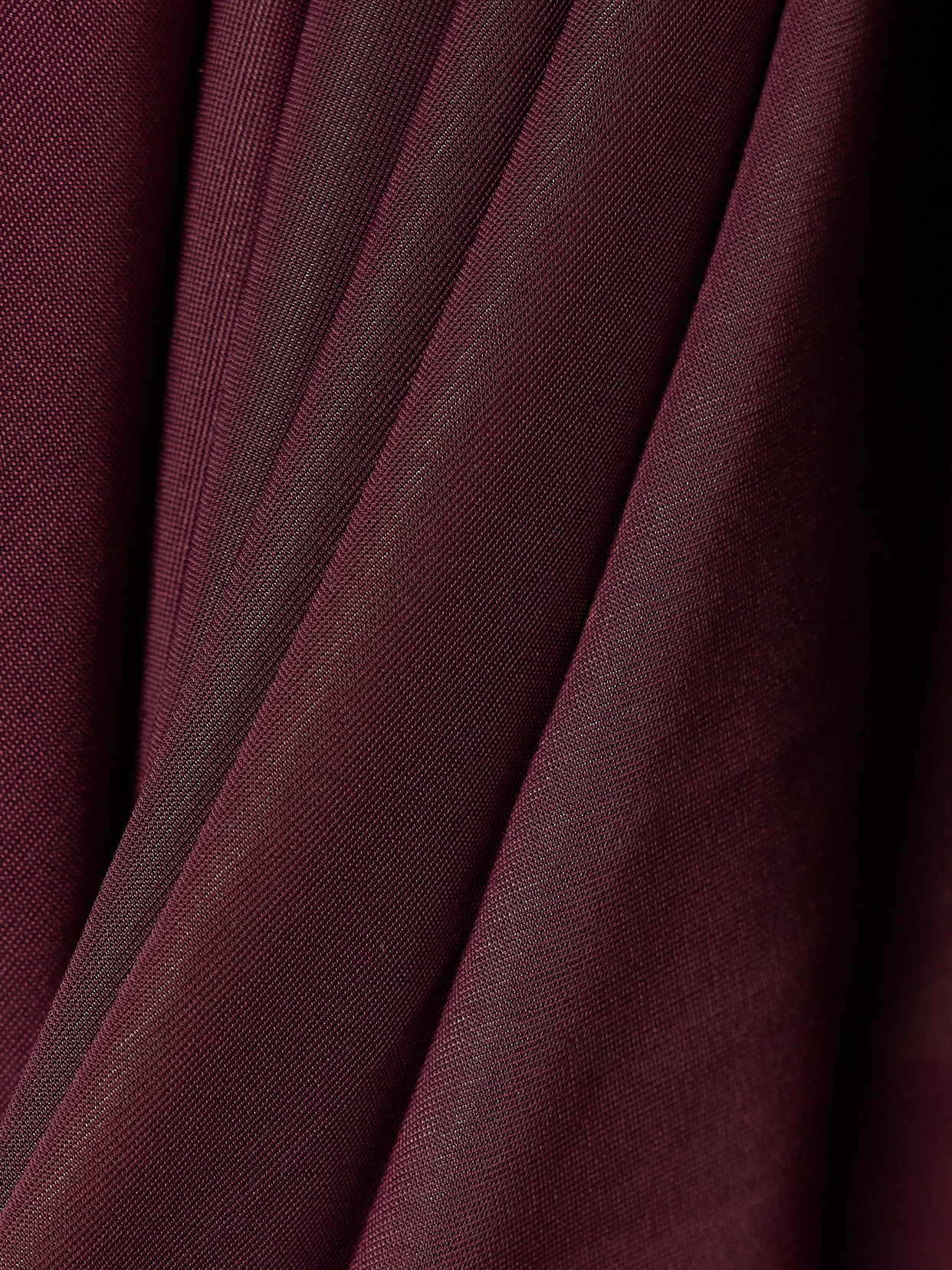 Maygel Coronel Burano Cape-effect Draped Stretch-jersey Bodysuit In Burgundy