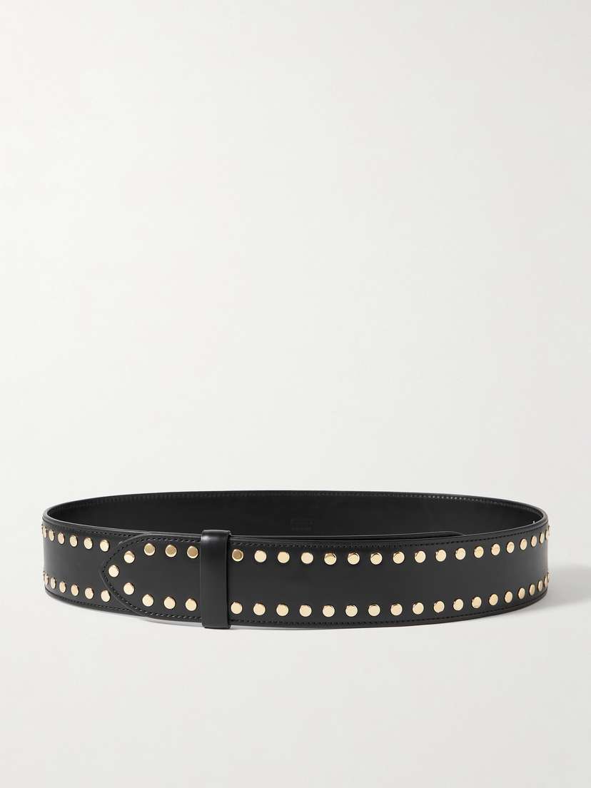 Khaite — Theo studded leather belt