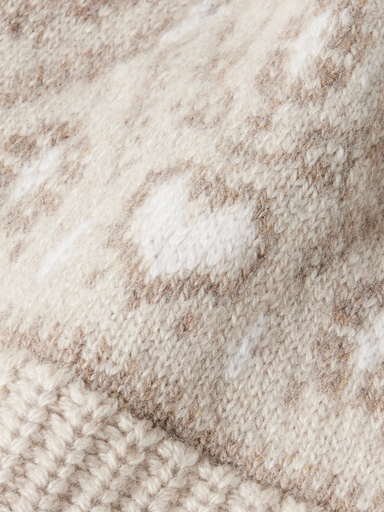 Khaite Avers Fair Isle Cashmere Beanie In Multi
