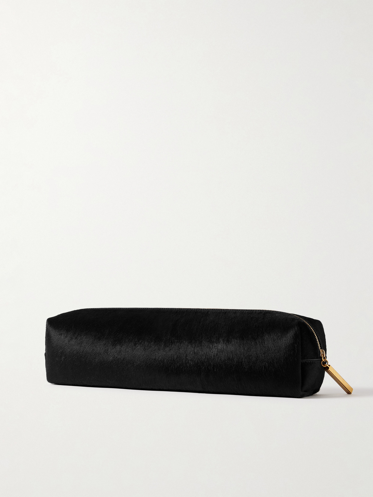 Khaite Kye Calf Hair Clutch In Black