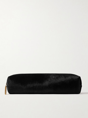 KHAITE Kye calf hair clutch