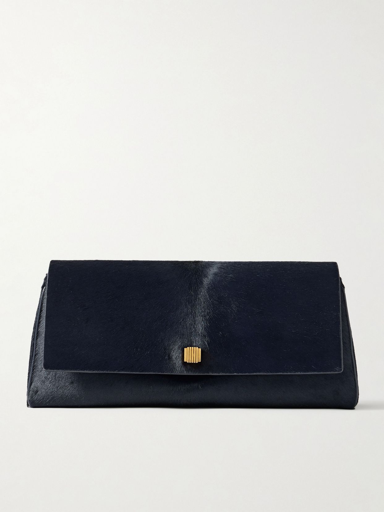 Audrey calf hair clutch
