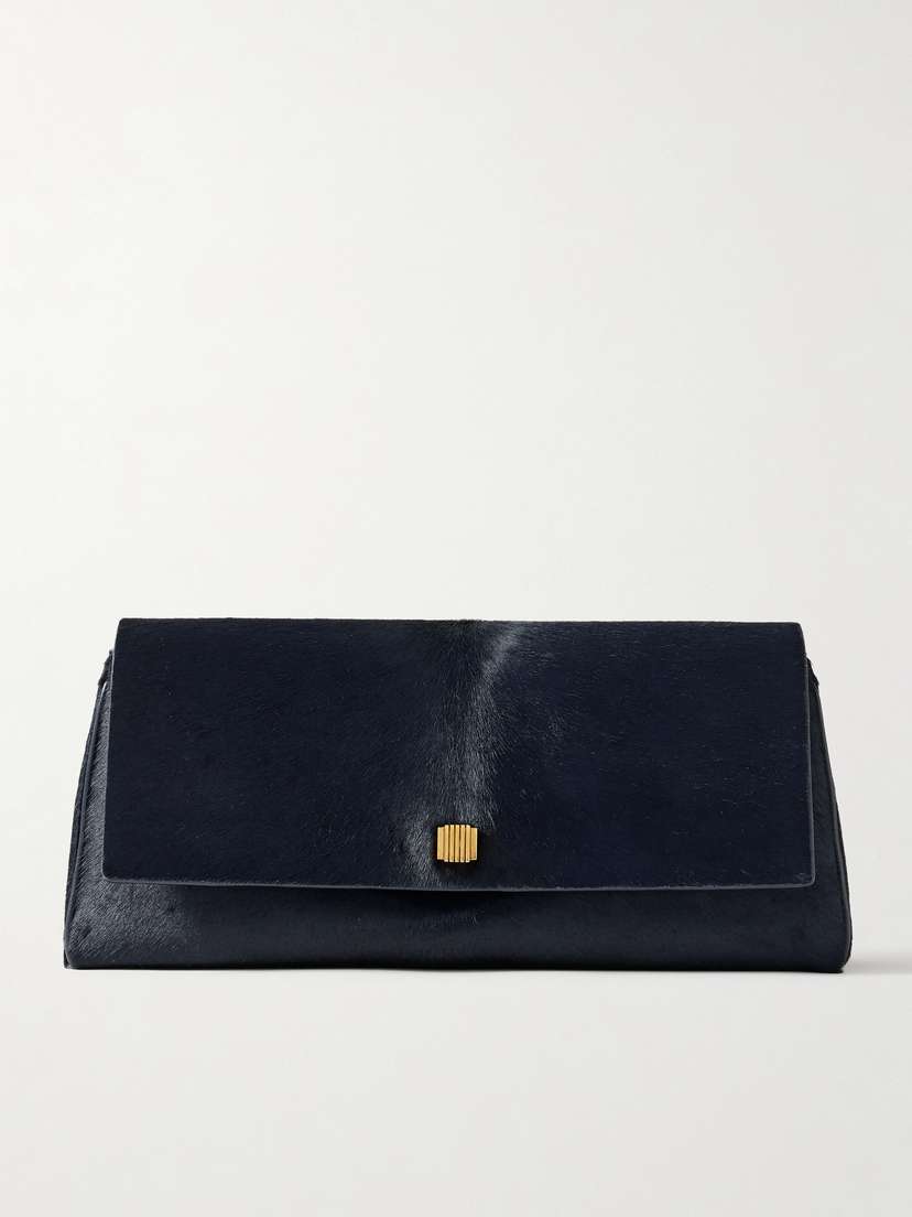 Khaite Audrey Calf Hair Clutch