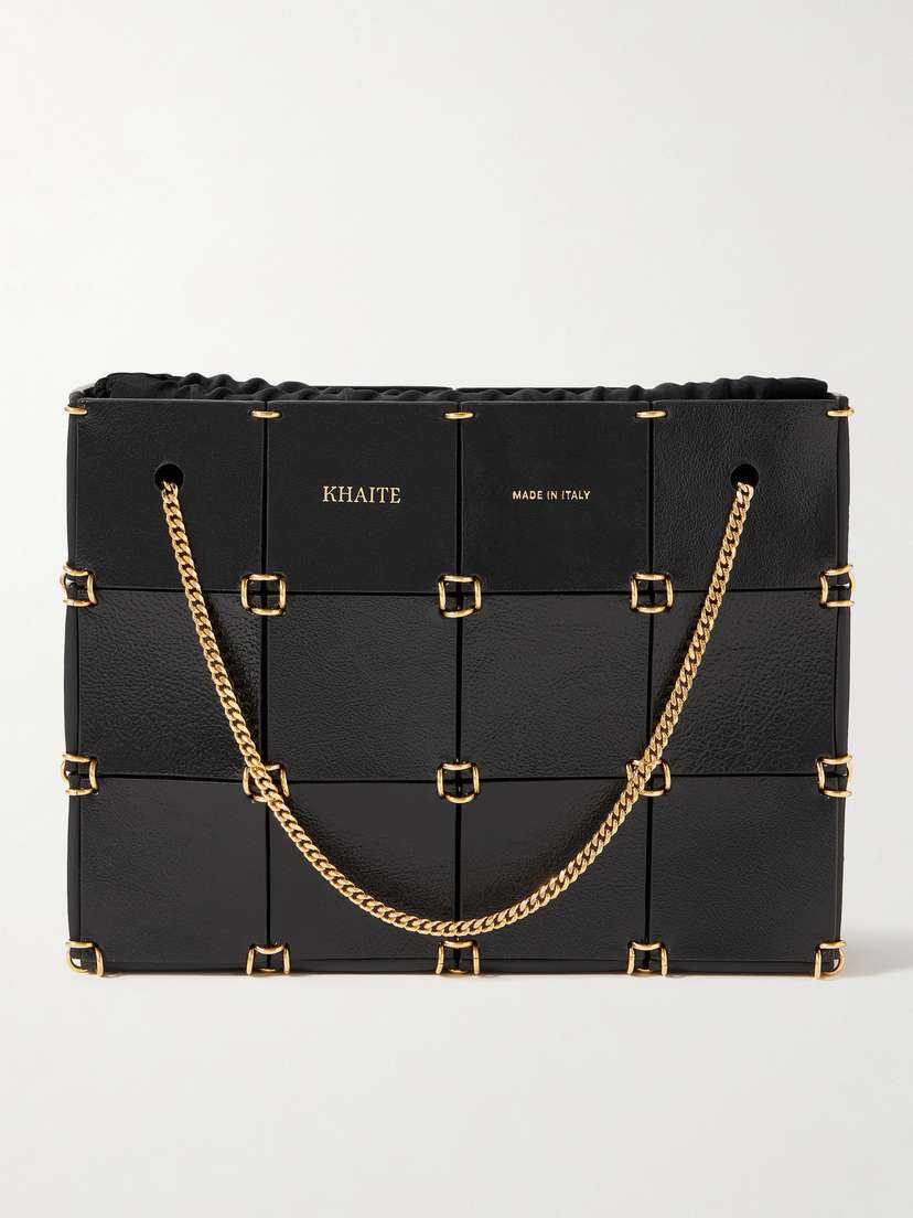 Khaite Emma Mini Embellished Leather Tote