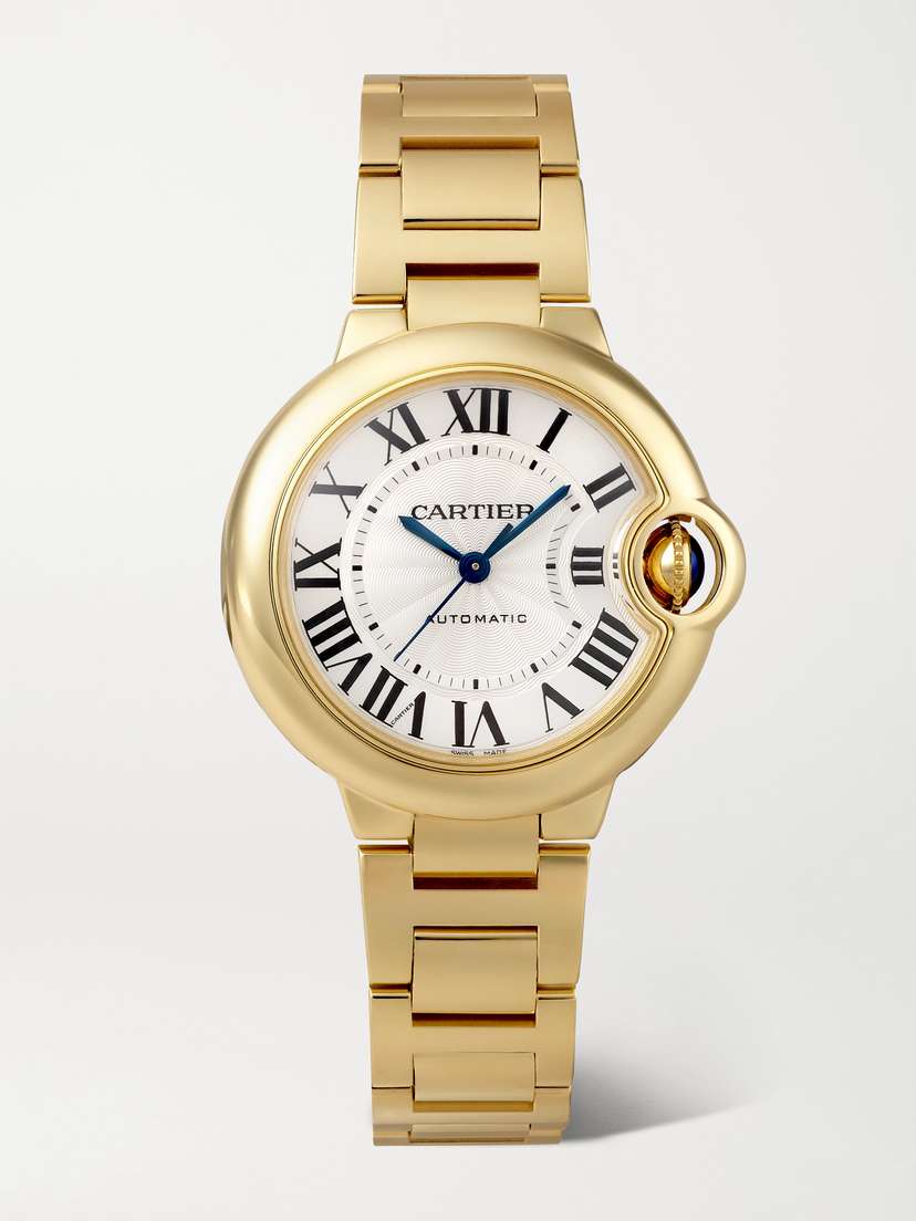 Cartier Ballon Bleu De  Automatic 33mm 18-karat Gold Watch