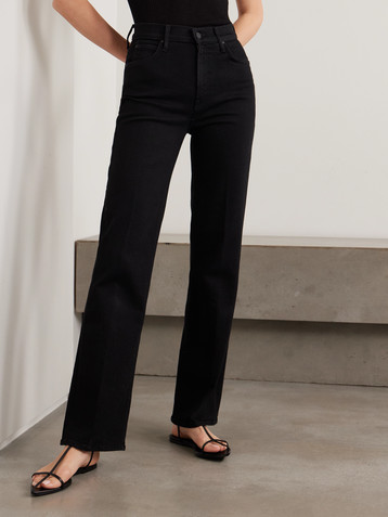 MOTHER The Kick It high-rise straight-leg jeans