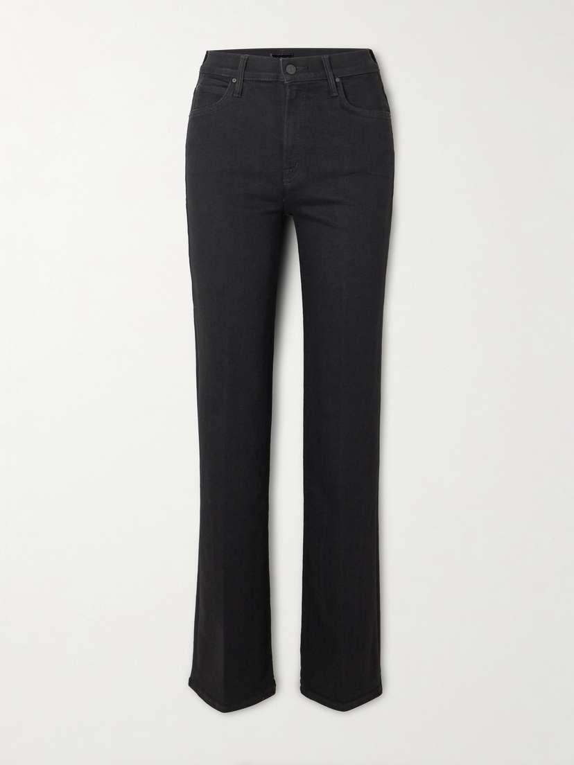 Mother The Kick It High-rise Straight-leg Jeans