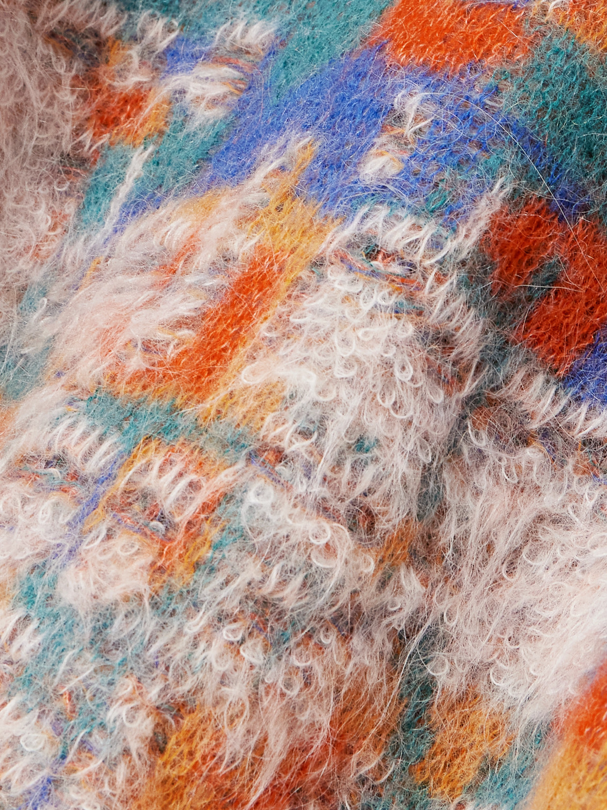 Cropped Intarsia-Knit Sweater
