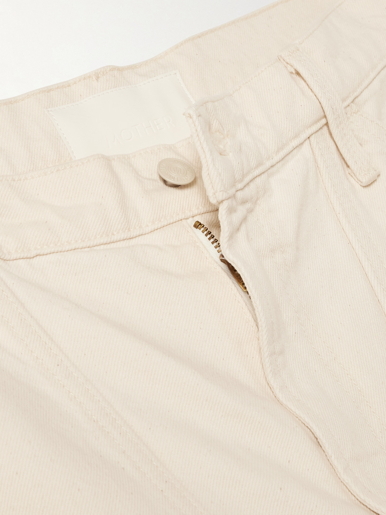 The Chisel Sneak High-Rise Straight-Leg Jeans