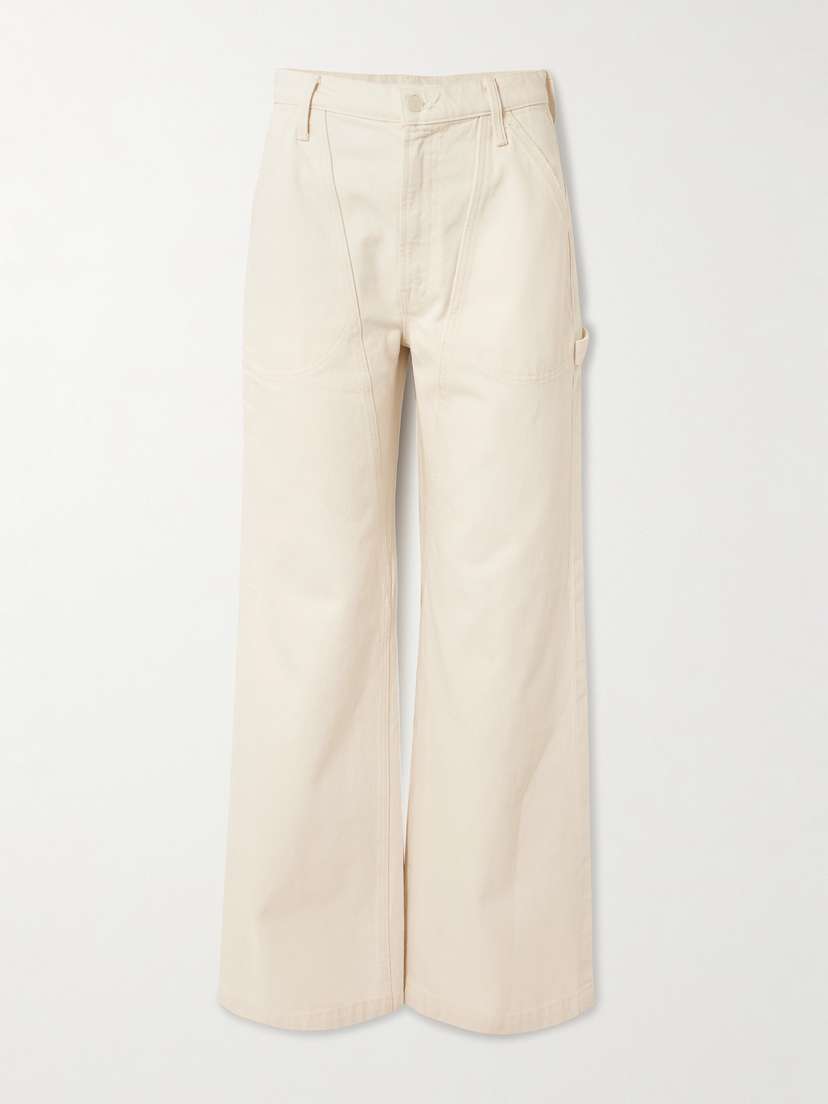 Mother The Chisel Sneak High-rise Straight-leg Jeans