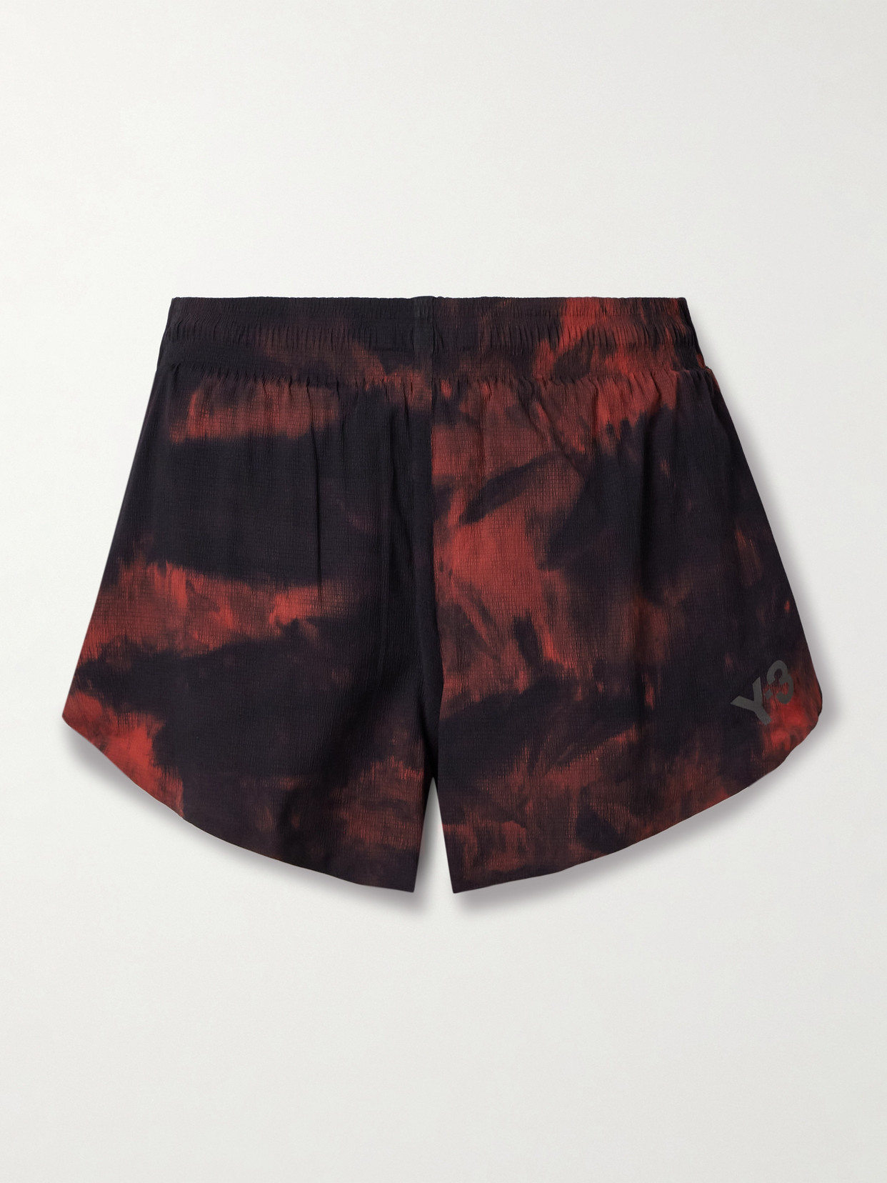 Adidas Originals + Y-3 Printed Crinkled-shell Shorts In Animal Print