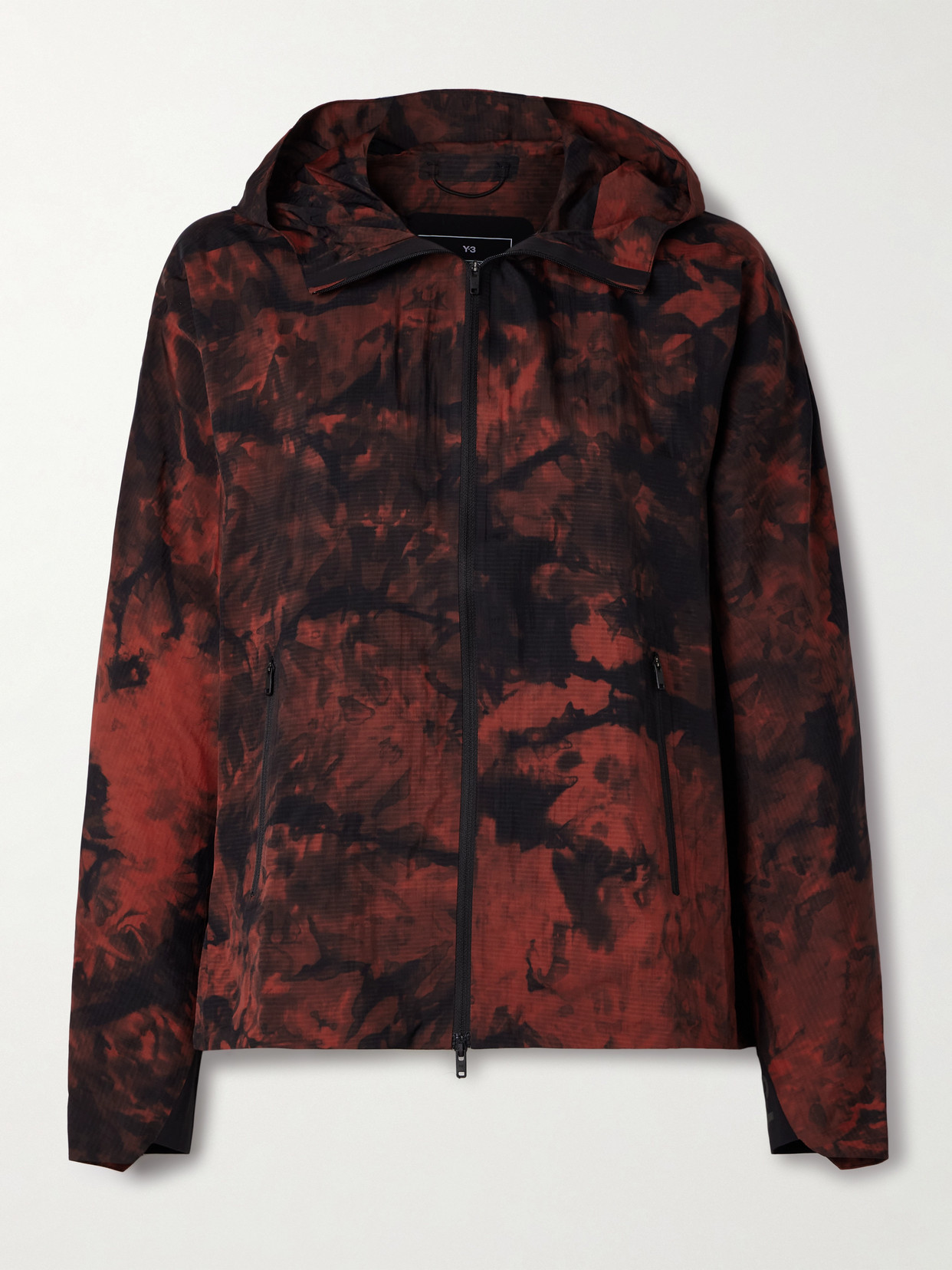 Adidas Originals + Y-3 Hooded Printed Ripstop Track Jacket In Multi