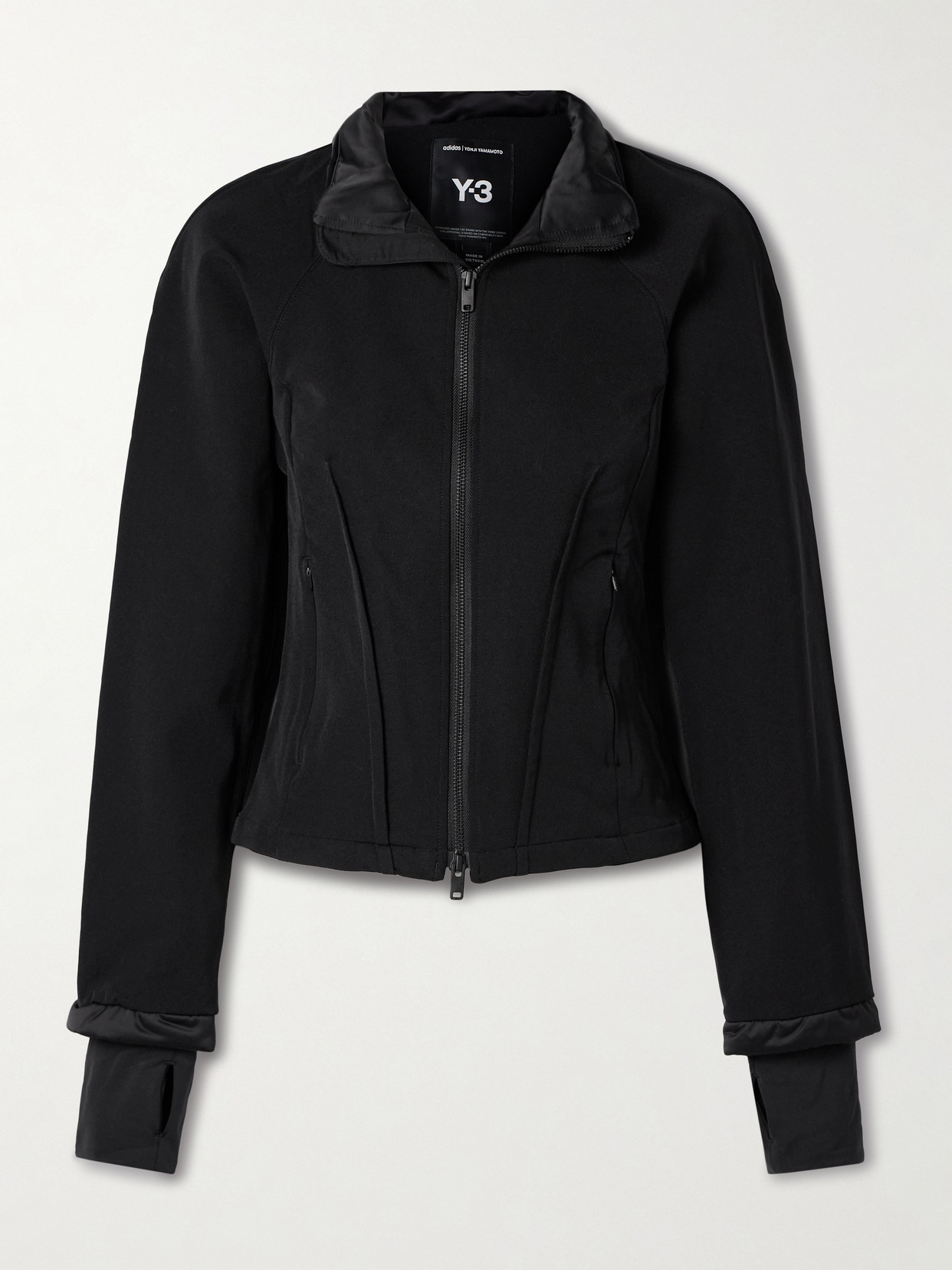 Adidas Originals + Y-3 Satin-trimmed Twill Track Jacket In Animal Print