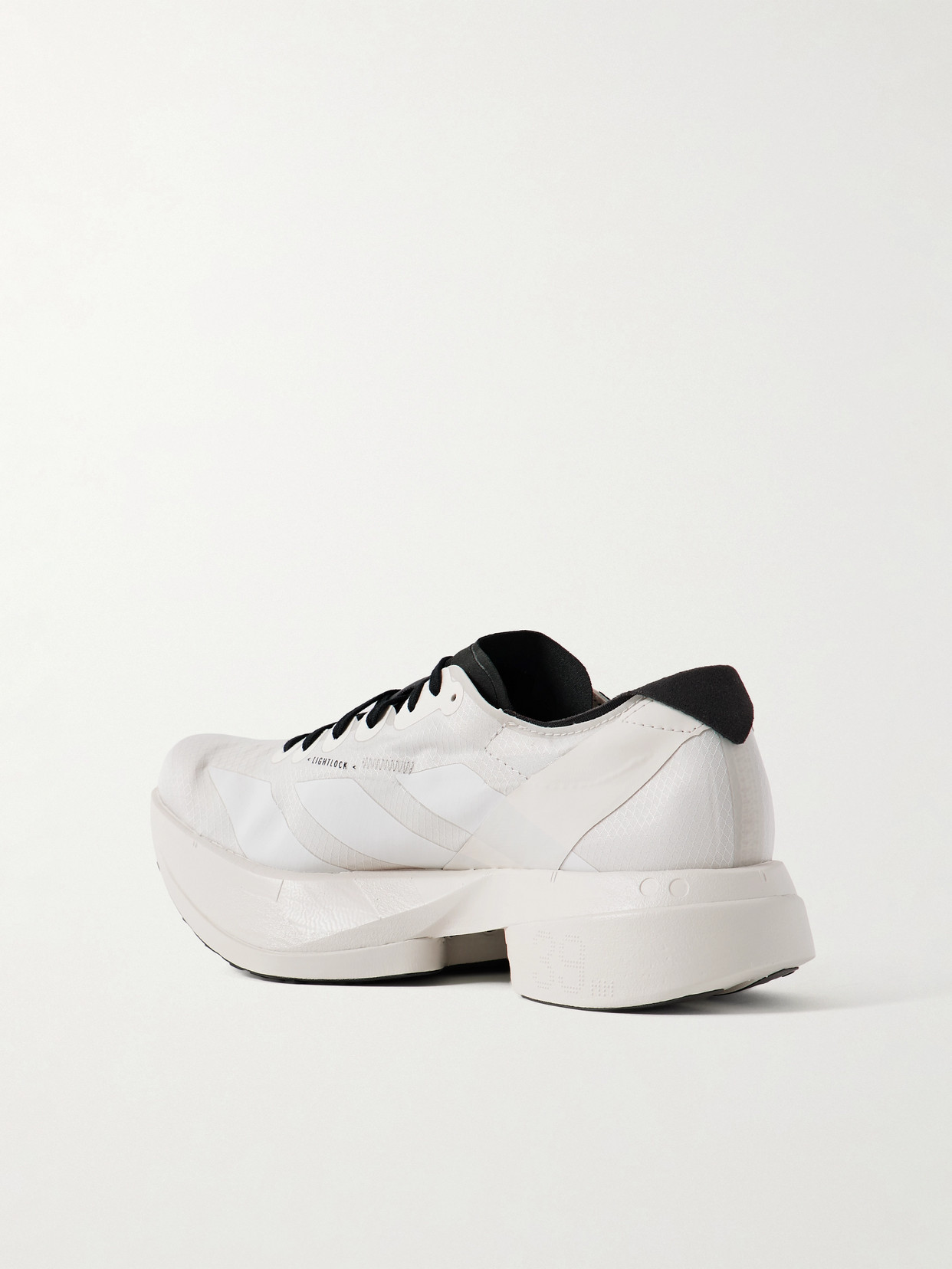 Adidas Originals + Y-3 Adizero Adios Pro 4 Rubber-trimmed Ripstop Sneakers In White