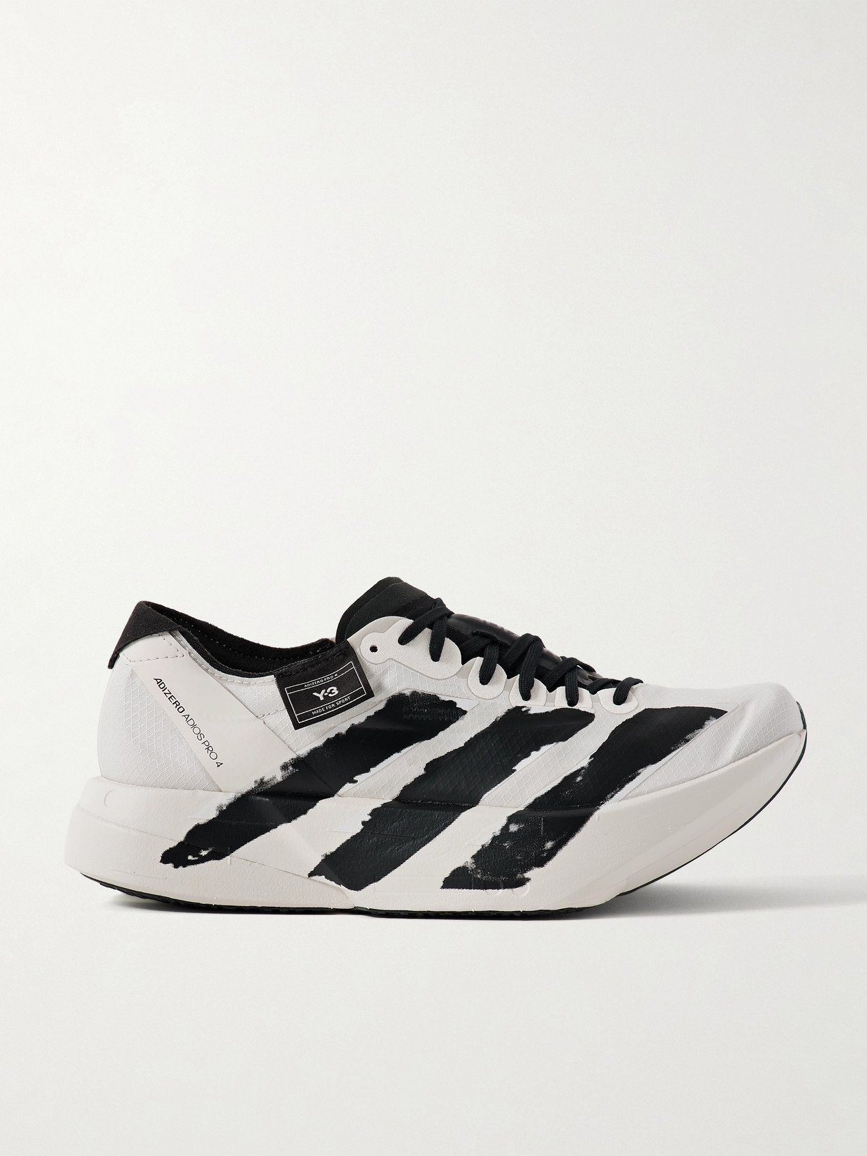 Adidas Originals + Y-3 Adizero Adios Pro 4 Rubber-trimmed Ripstop Sneakers In White