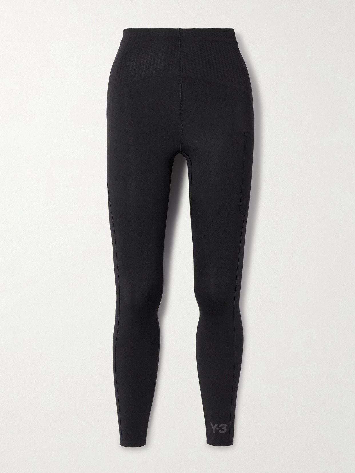 Adidas Originals + Y-3 Mesh-trimmed Stretch Recycled Leggings In Animal Print