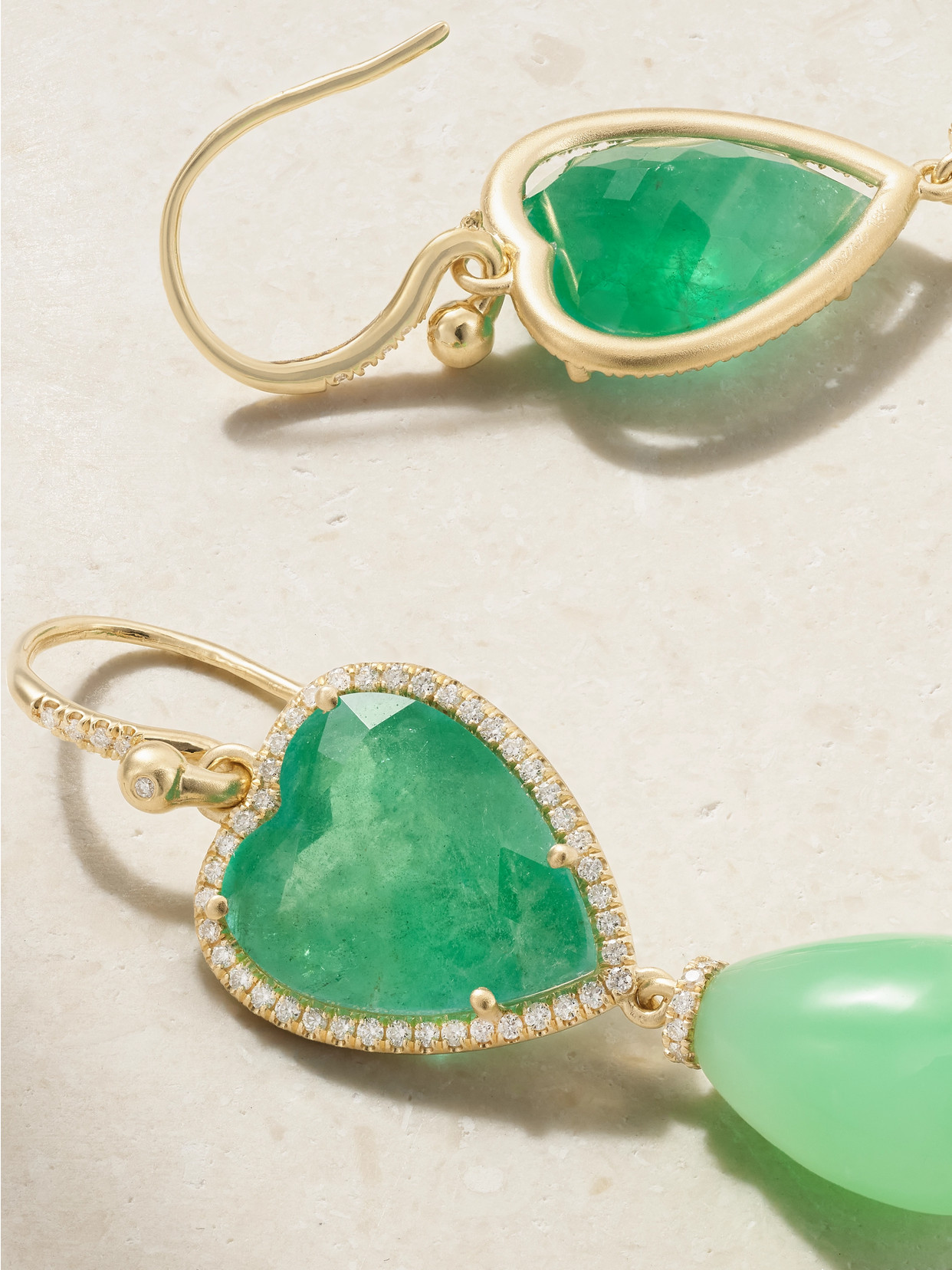 Irene Neuwirth 18-karat Gold Multi-stone Earrings In Gold