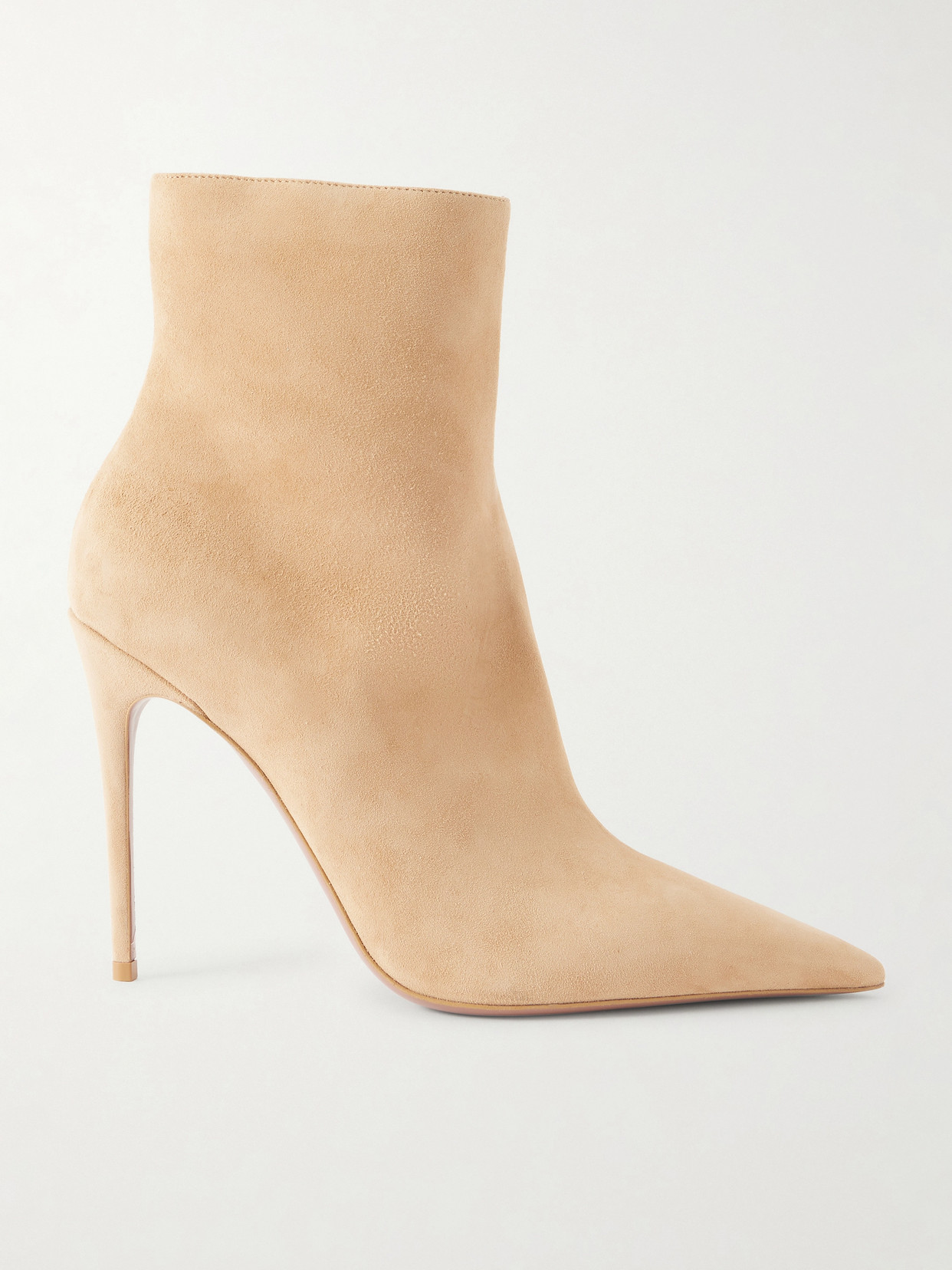 Paris Texas Vera Suede Ankle Boots In Neutral