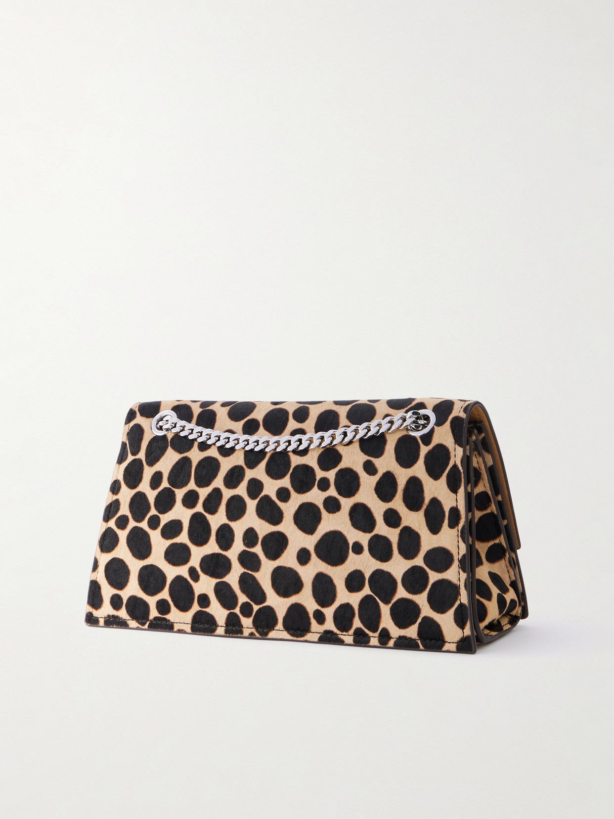 Tory Burch Kira Turnlock Leopard-print Calf Hair Shoulder Bag In Multi