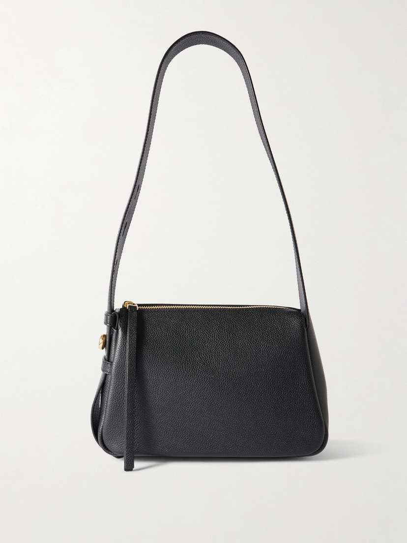 Tory Burch Romy Small Textured-leather Shoulder Bag