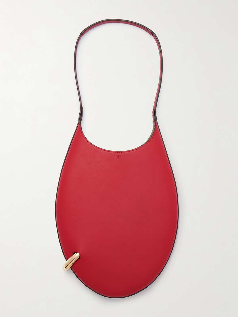 Tory Burch Pierced Small Embellished Leather Tote Bag