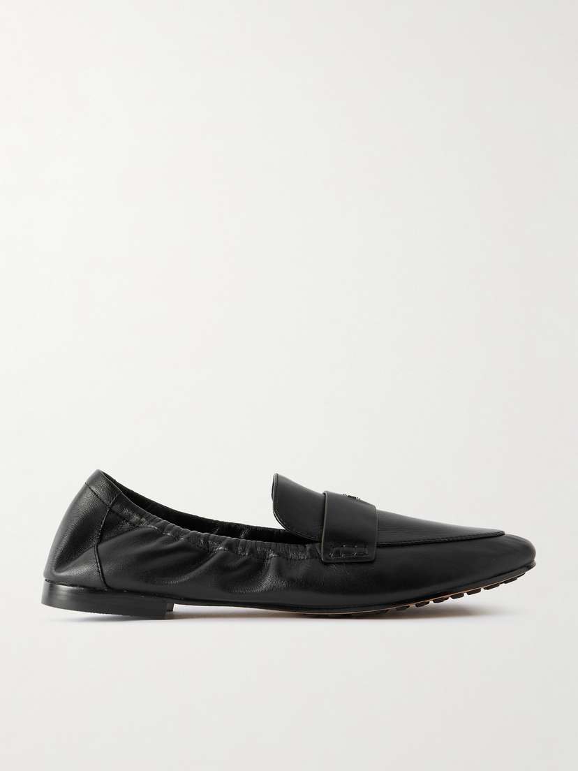 Tory Burch Embellished Leather Loafers