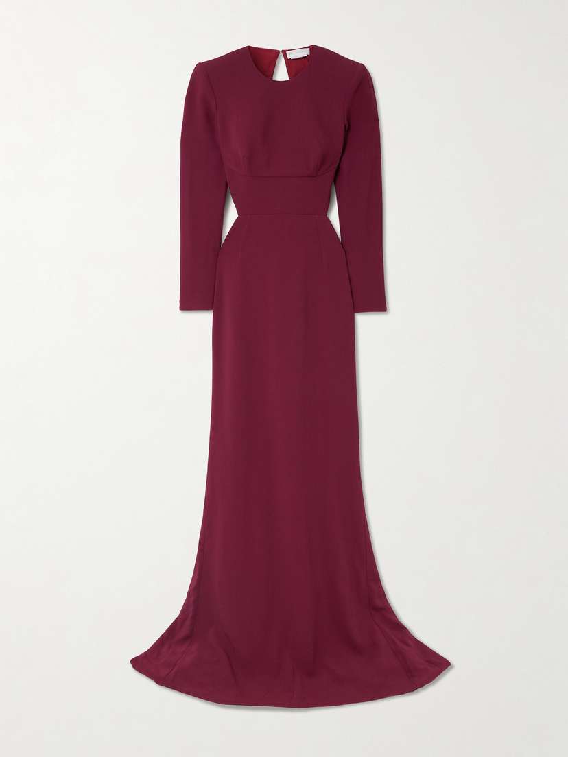 Stella McCartney Open-back Cady Gown