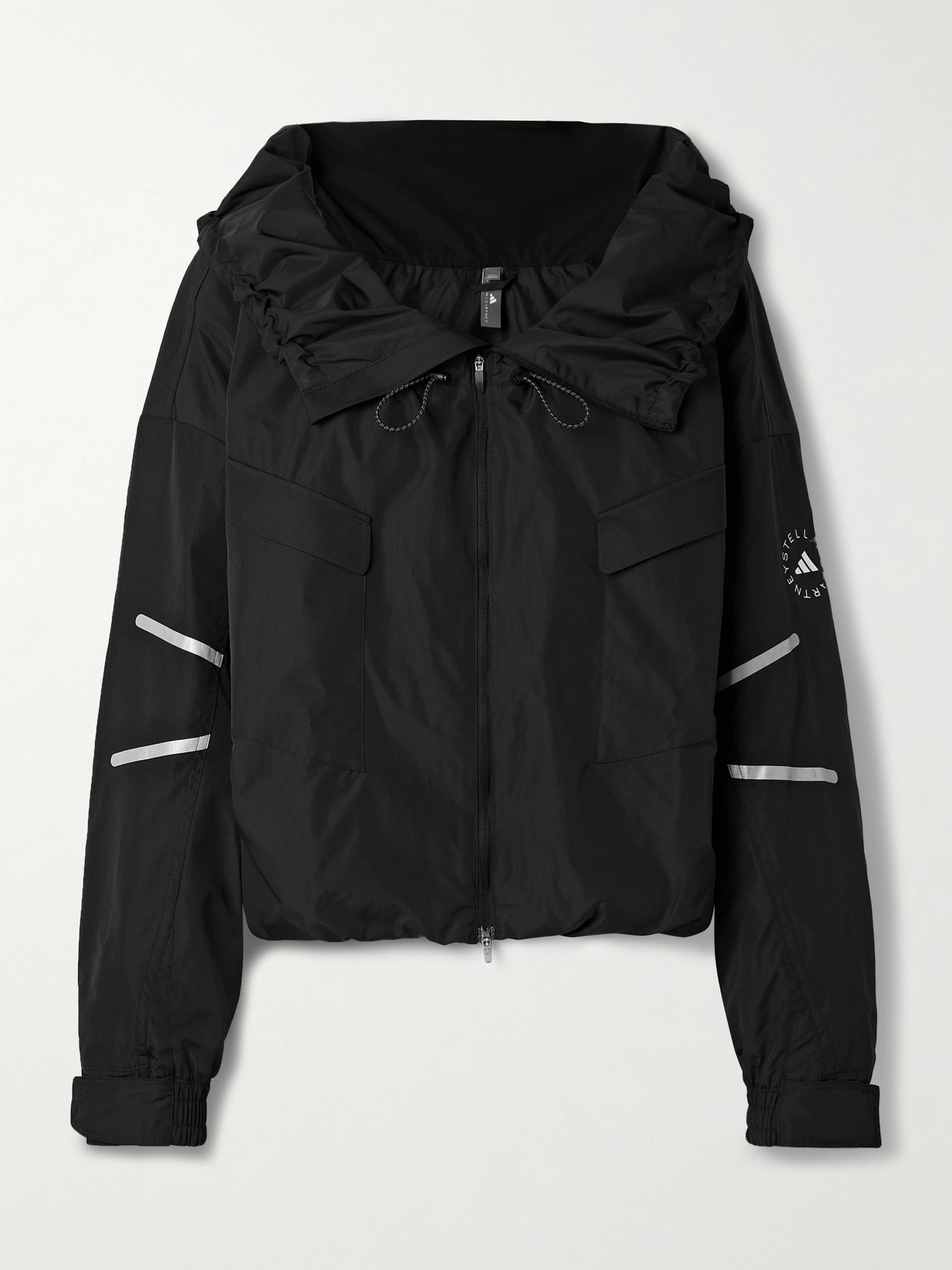 Adidas By Stella Mccartney Item Recycled-shell Jacket In Blue