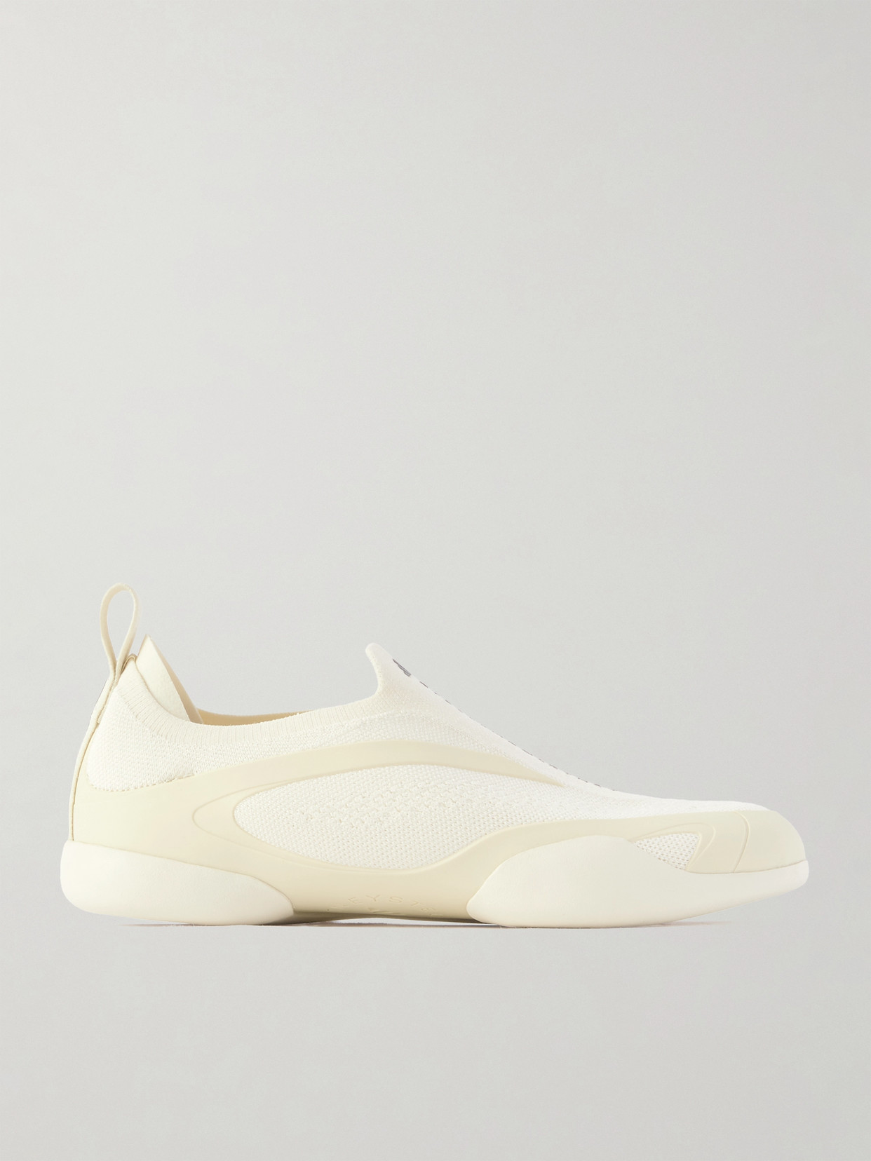 Adidas By Stella Mccartney Taekwondo Rubber-trimmed Primeknit Sneakers In White