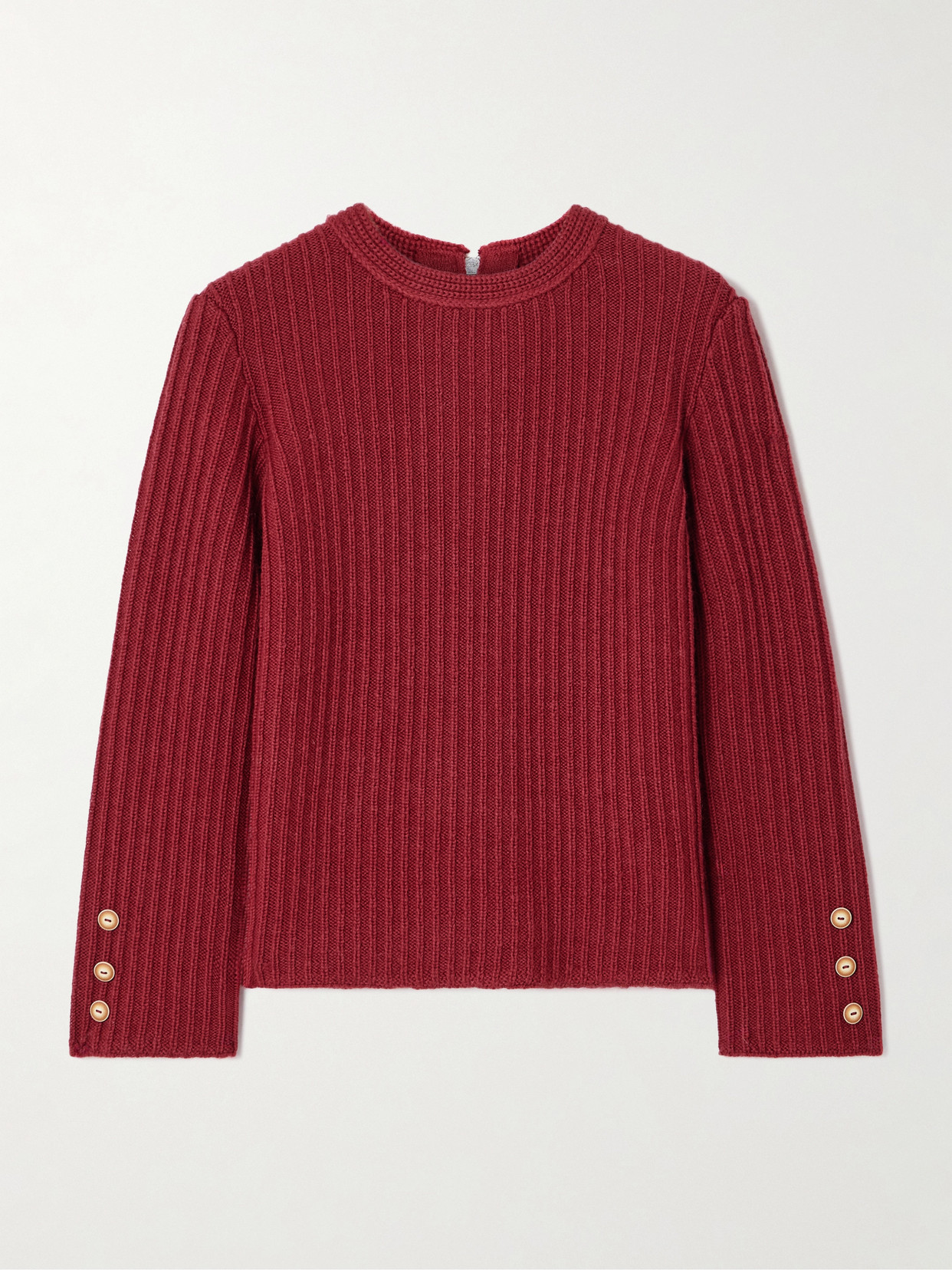 Isabel Marant Dixie Ribbed Wool Sweater In Brown
