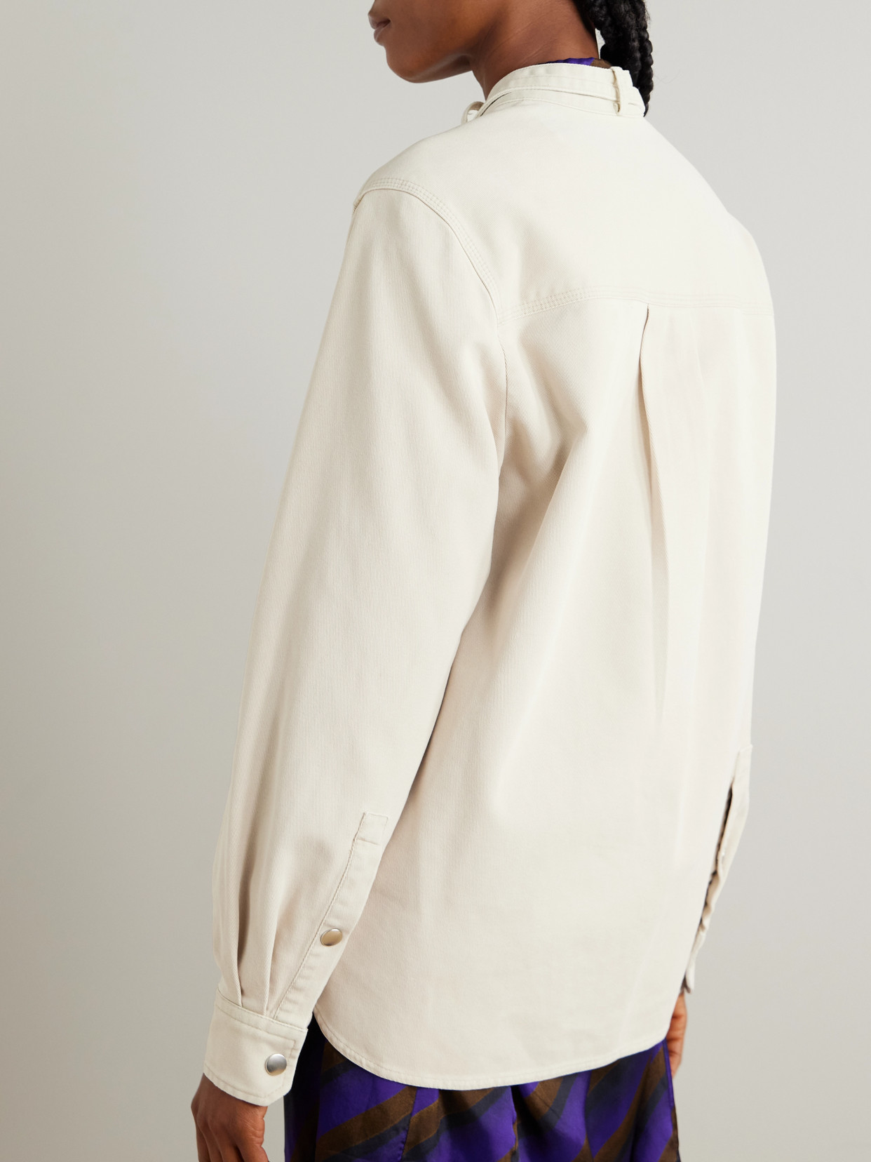 Tess Studded Denim Shirt