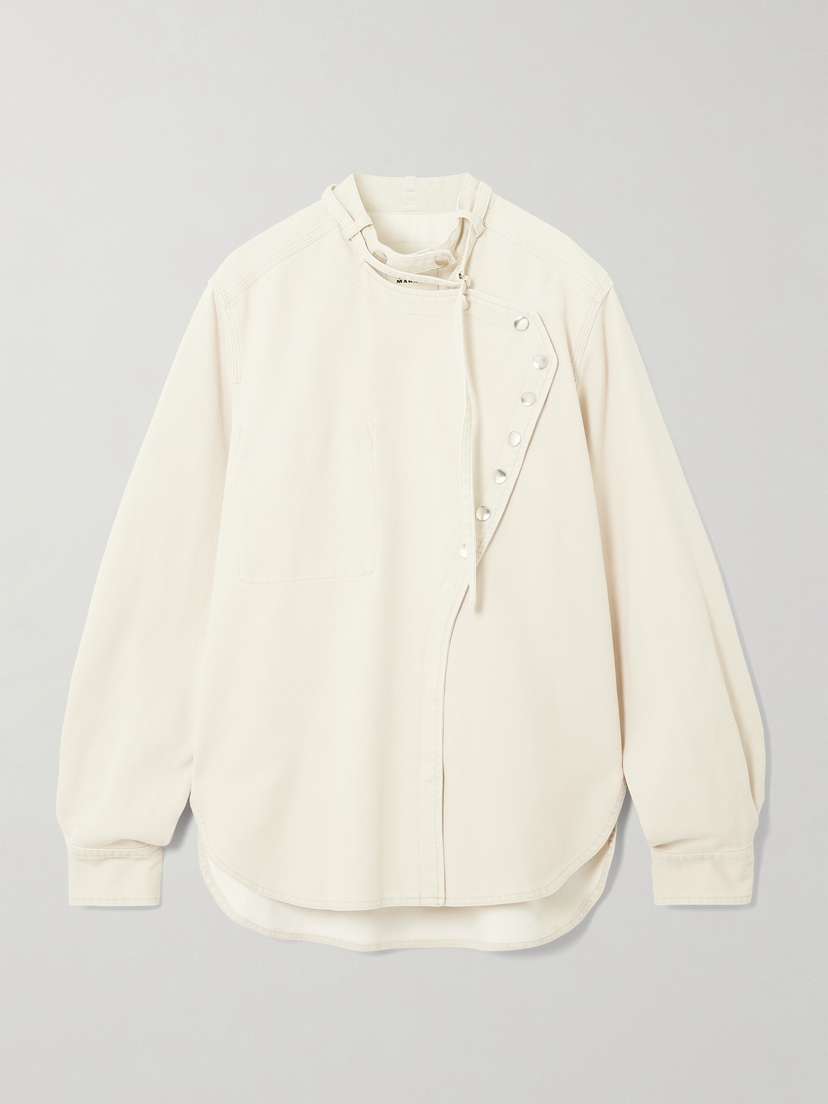 Isabel Marant Tess Studded Denim Shirt