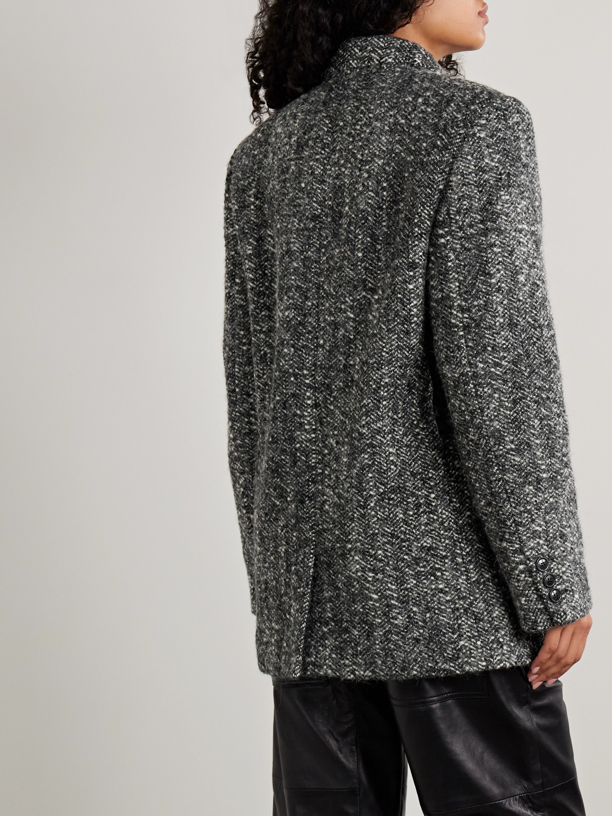 Isabel Marant Double-breasted Coat Featuring Belt Detail In Black