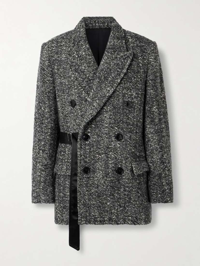 Isabel Marant Ezzia Double-breasted Wool-blend Bouclé-tweed Blazer