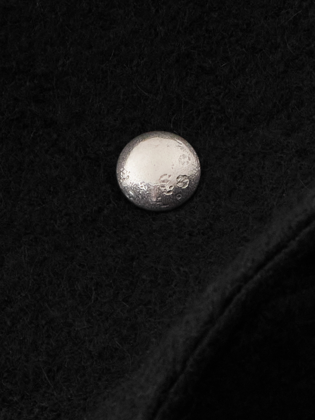 Isabel Marant Giusa Double-breasted Felt Coat In Black