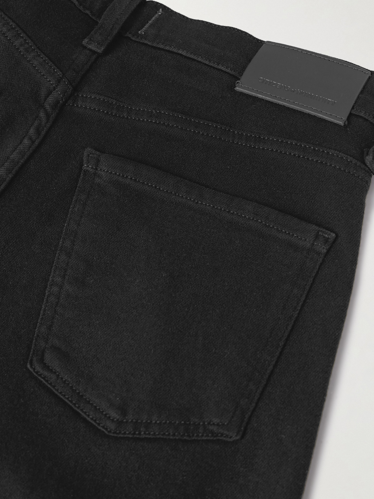 Citizen Of Humanity Annina High-rise Wide-leg Jeans In Black