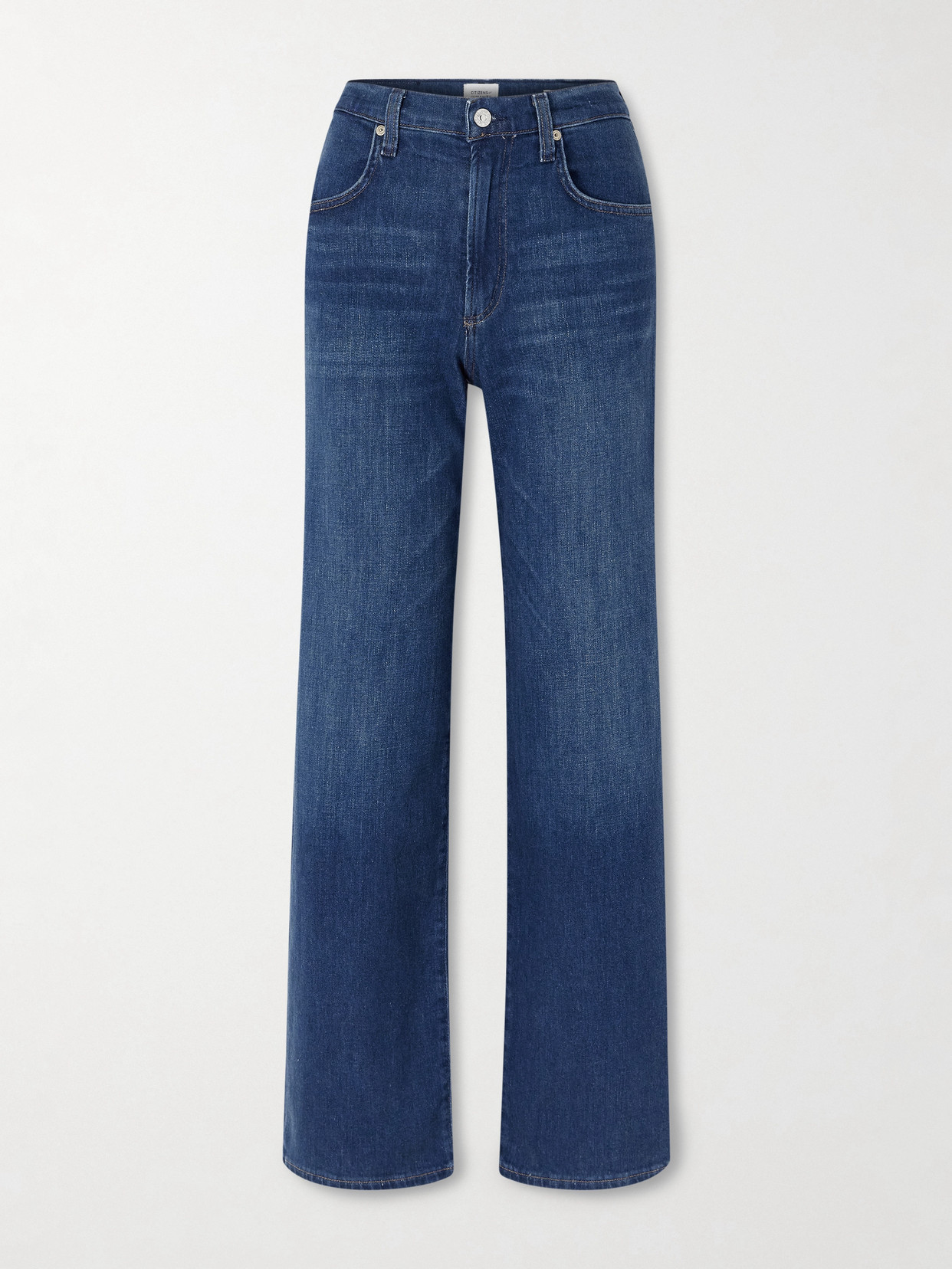 Citizen Of Humanity Annina Mid-rise Staight-leg Jeans In Blue