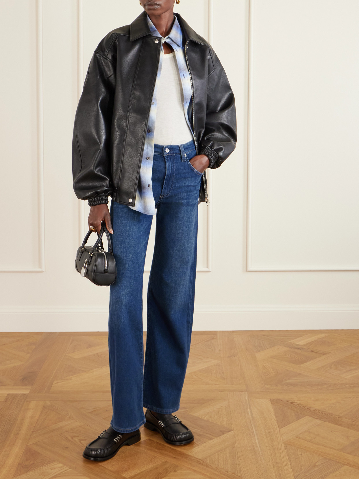 Citizen Of Humanity Annina Mid-rise Staight-leg Jeans In Blue