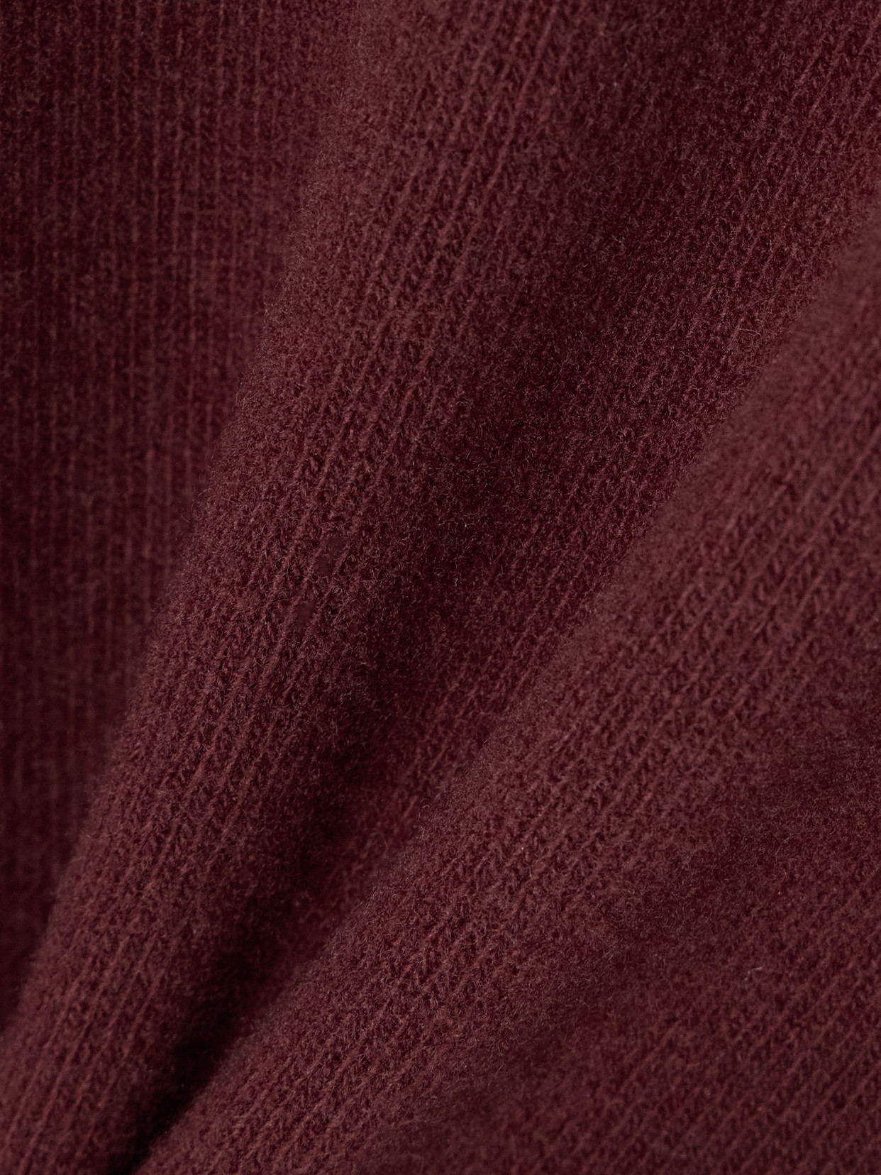 Rohe Wool-blend Turtleneck Sweater In Burgundy