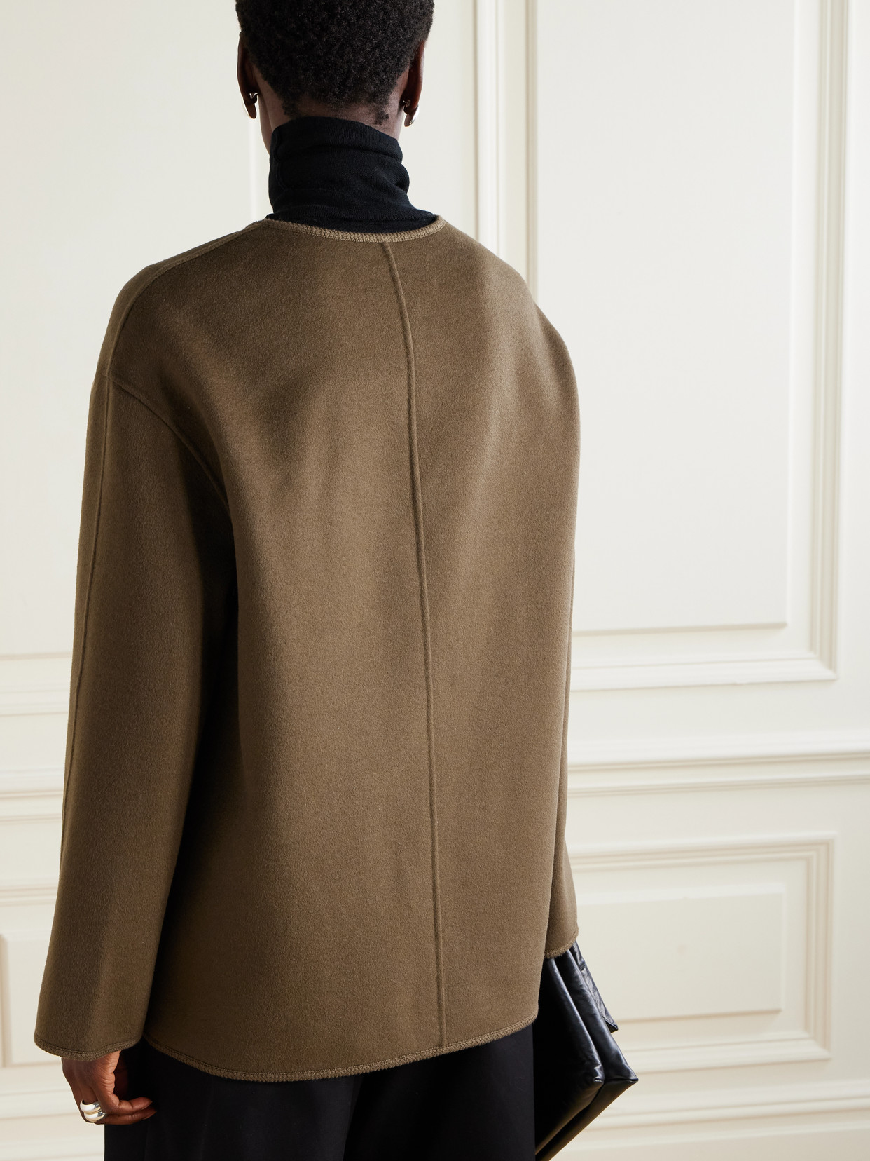 Rohe Wool Jacket In Brown
