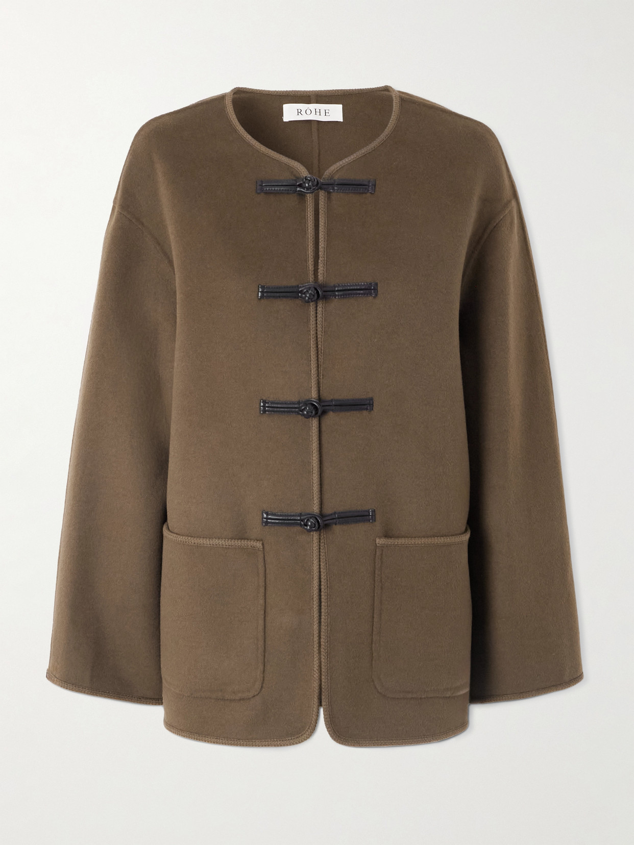 Rohe Wool Jacket In Brown