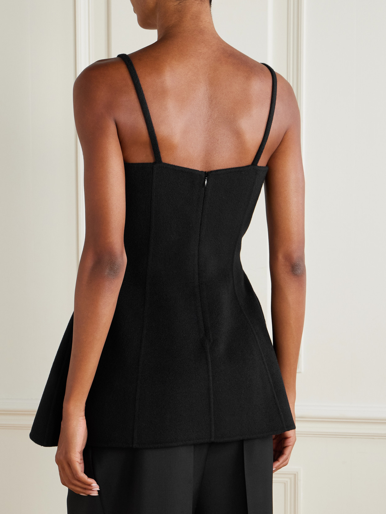 Róhe - Paneled Wool Bustier Top