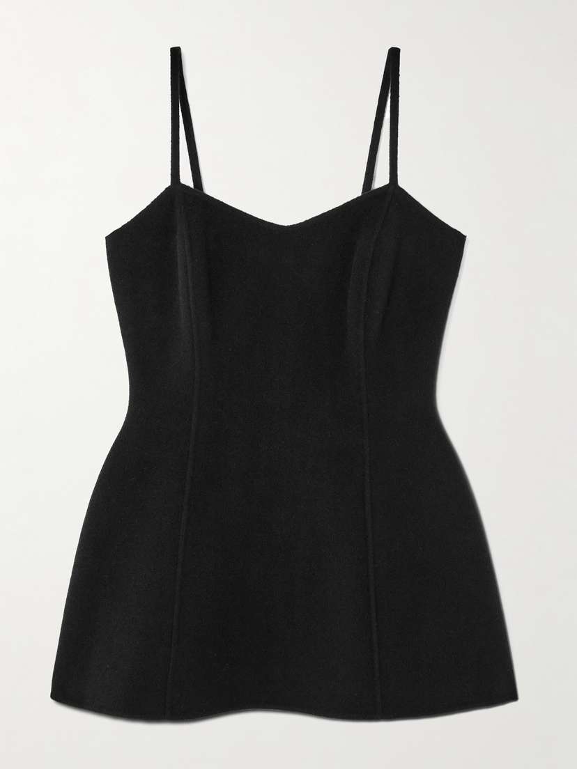 RÓHE Paneled Wool Bustier Top